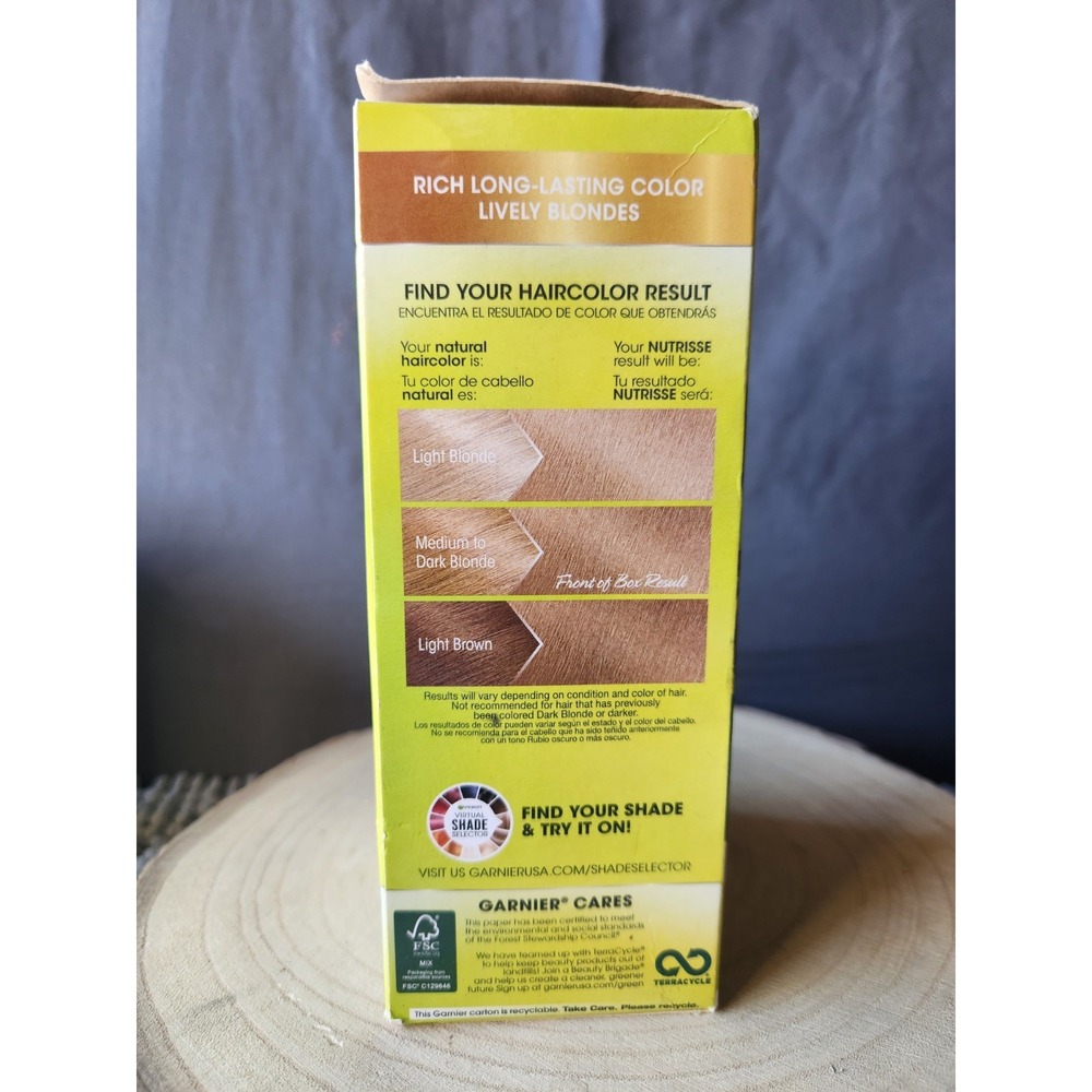Garnier‎ Permanent Nourishing Color Creme 80 Medium Natural Blonde 1 Pack - Picture 5 of 7